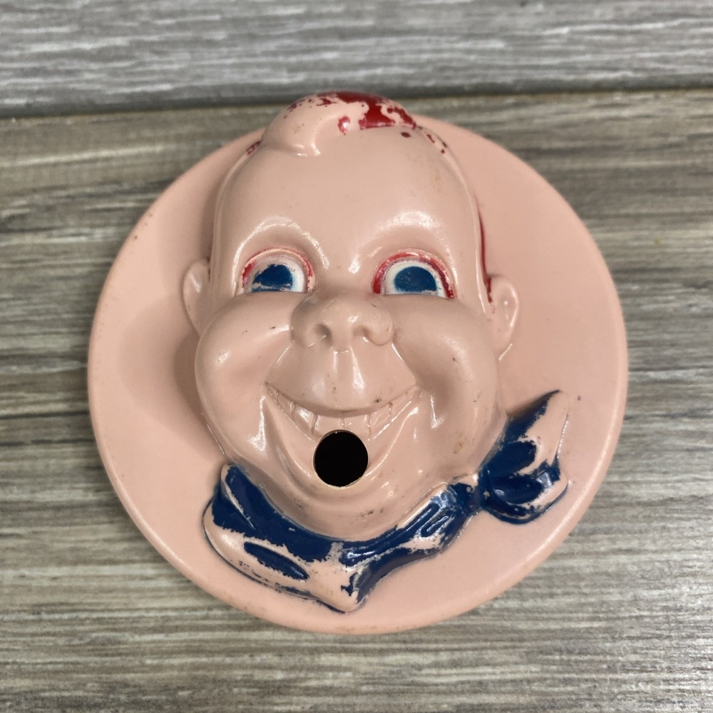 Vintage Red‎ Howdy Doody LID ONLY for Cup By Gothamware